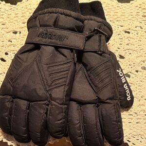 Boys Gordini Black Winter Gloves